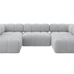 Narożnik uniwersalny modułowy GARVO-U1 285x190x70 cm Szary 684614 Narożnik uniwersalny modułowy GARVO-U1 285x190x70 cm Szary 684614