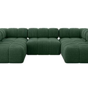 Narożnik uniwersalny modułowy GARVO-U1 285x190x70 cm Zielony 684627 Narożnik uniwersalny modułowy GARVO-U1 285x190x70 cm Zielony 684627