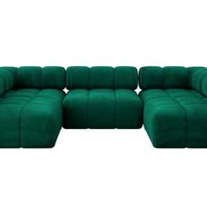 Narożnik uniwersalny modułowy GARVO-U1 285x190x70 cm Zielony 684684 Narożnik uniwersalny modułowy GARVO-U1 285x190x70 cm Zielony 684684