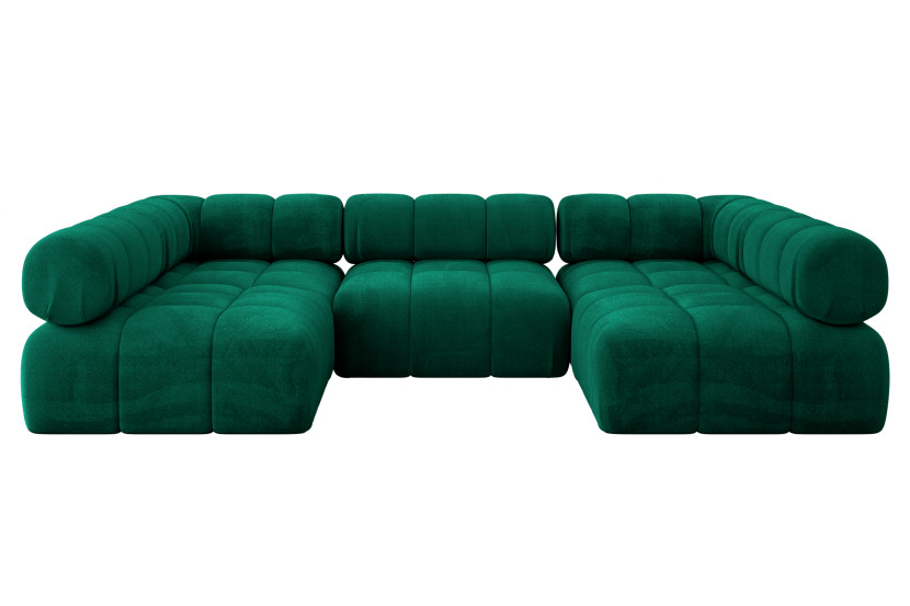 Narożnik uniwersalny modułowy GARVO-U1 285x190x70 cm Zielony 684684