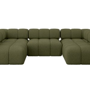 Narożnik uniwersalny modułowy GARVO-U1 285x190x70 cm Zielony 684570 Narożnik uniwersalny modułowy GARVO-U1 285x190x70 cm Zielony 684570