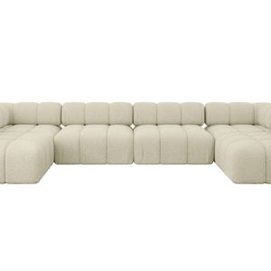 Narożnik uniwersalny modułowy GARVO-U2 380x190x70 cm Beżowy 684297 Narożnik uniwersalny modułowy GARVO-U2 380x190x70 cm Beżowy 684297