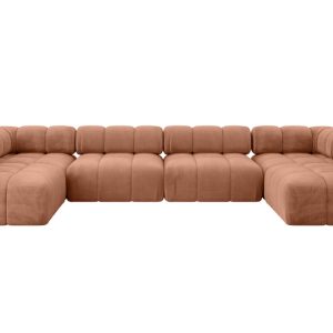 Narożnik uniwersalny modułowy GARVO-U2 380x190x70 cm Morelowy 684403 Narożnik uniwersalny modułowy GARVO-U2 380x190x70 cm Morelowy 684403