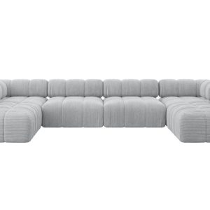 Narożnik uniwersalny modułowy GARVO-U2 380x190x70 cm Szary 684289 Narożnik uniwersalny modułowy GARVO-U2 380x190x70 cm Szary 684289