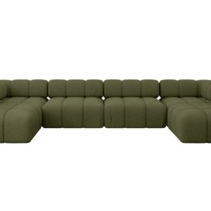 Narożnik uniwersalny modułowy GARVO-U2 380x190x70 cm Zielony 684244 Narożnik uniwersalny modułowy GARVO-U2 380x190x70 cm Zielony 684244