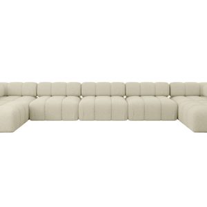 Narożnik uniwersalny modułowy GARVO-U3 475x190x70 cm Beżowy 684340 Narożnik uniwersalny modułowy GARVO-U3 475x190x70 cm Beżowy 684340
