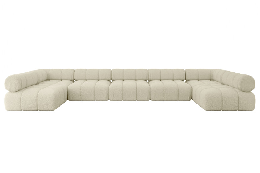 Narożnik uniwersalny modułowy GARVO-U3 475x190x70 cm Beżowy 684340