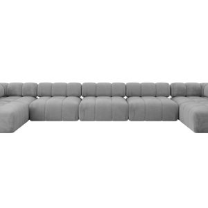 Narożnik uniwersalny modułowy GARVO-U3 475x190x70 cm Jasny szary 684319 Narożnik uniwersalny modułowy GARVO-U3 475x190x70 cm Jasny szary 684319