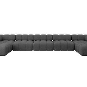 Narożnik uniwersalny modułowy GARVO-U3 475x190x70 cm Szary 684341 Narożnik uniwersalny modułowy GARVO-U3 475x190x70 cm Szary 684341