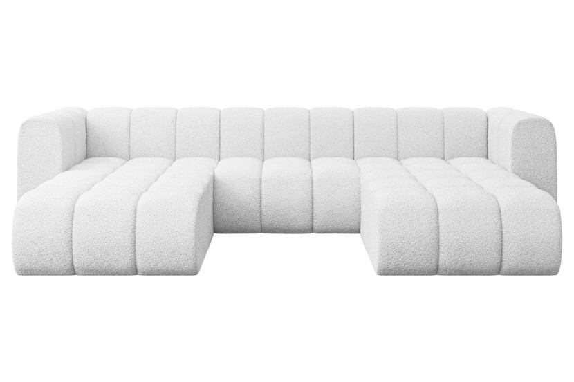 Narożnik uniwersalny modułowy Joren-U1 - 319x177x70 cm Biały 758893