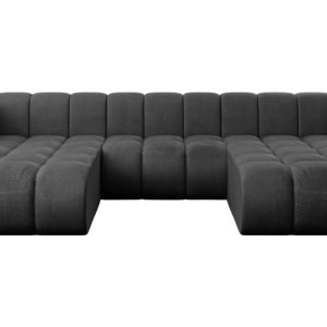 Narożnik uniwersalny modułowy Joren-U1 – 319x177x70 cm Czarny 758753 Narożnik uniwersalny modułowy Joren-U1 – 319x177x70 cm Czarny 758753