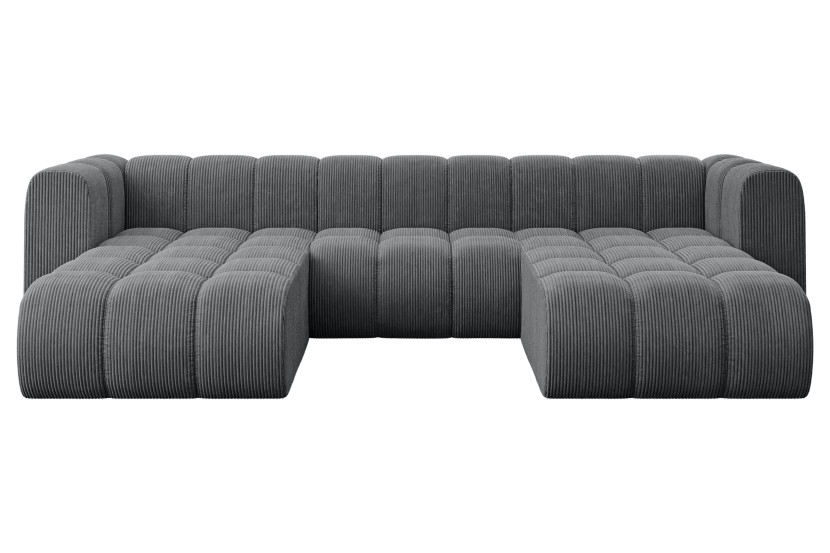Narożnik uniwersalny modułowy Joren-U1 - 319x177x70 cm Grafitowy 758182