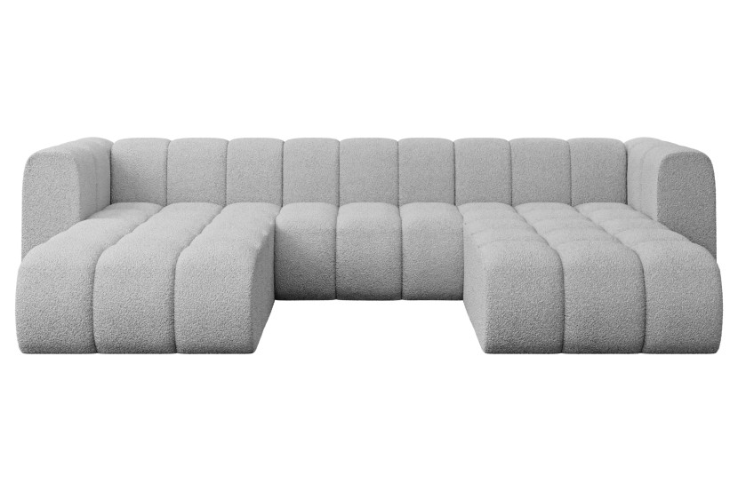 Narożnik uniwersalny modułowy Joren-U1 - 319x177x70 cm Jasny szary 758251