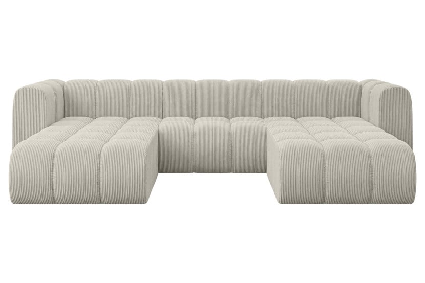 Narożnik uniwersalny modułowy Joren-U1 - 319x177x70 cm Kremowy 758554