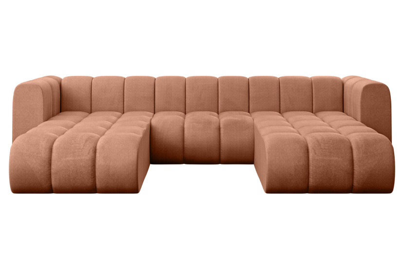 Narożnik uniwersalny modułowy Joren-U1 - 319x177x70 cm Morelowy 758548