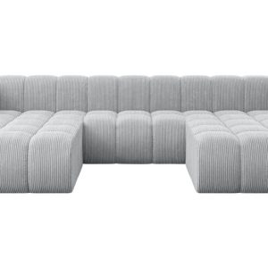 Narożnik uniwersalny modułowy Joren-U1 – 319x177x70 cm Szary 758280 Narożnik uniwersalny modułowy Joren-U1 – 319x177x70 cm Szary 758280
