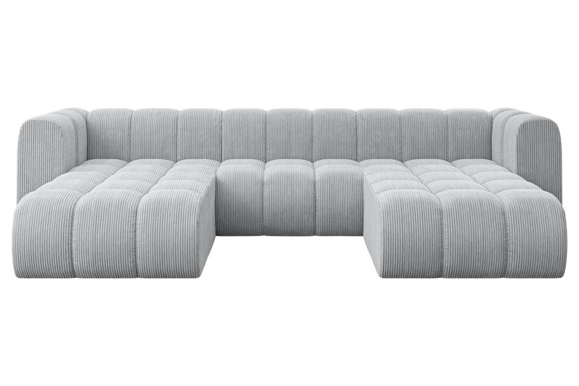 Narożnik uniwersalny modułowy Joren-U1 - 319x177x70 cm Szary 758280