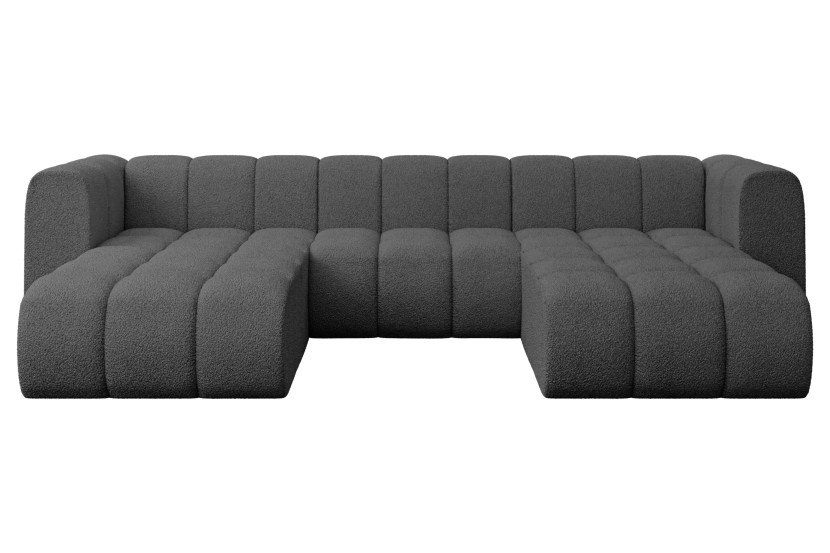 Narożnik uniwersalny modułowy Joren-U1 - 319x177x70 cm Szary 758206