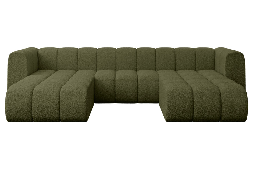 Narożnik uniwersalny modułowy Joren-U1 - 319x177x70 cm Zielony 758459