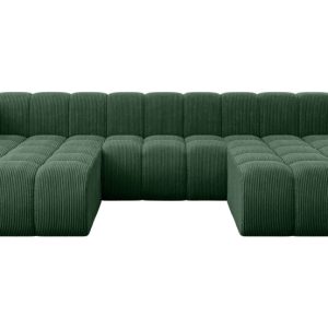 Narożnik uniwersalny modułowy Joren-U1 – 319x177x70 cm Zielony 758740 Narożnik uniwersalny modułowy Joren-U1 – 319x177x70 cm Zielony 758740