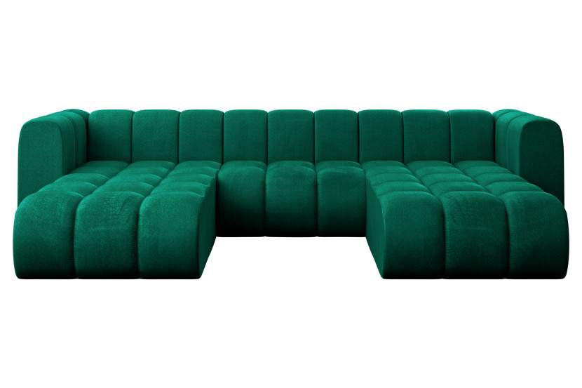 Narożnik uniwersalny modułowy Joren-U1 - 319x177x70 cm Zielony 758168
