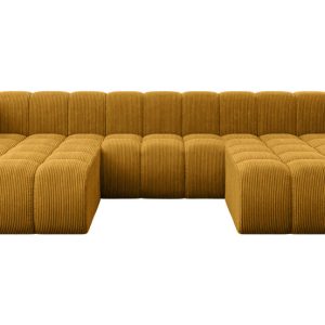 Narożnik uniwersalny modułowy Joren-U1 – 319x177x70 cm Żółty 758350 Narożnik uniwersalny modułowy Joren-U1 – 319x177x70 cm Żółty 758350