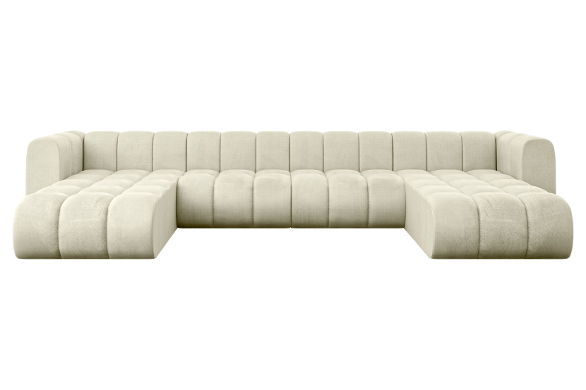 Narożnik uniwersalny modułowy Joren-U2 - 410x177x70 cm Beżowy 758572