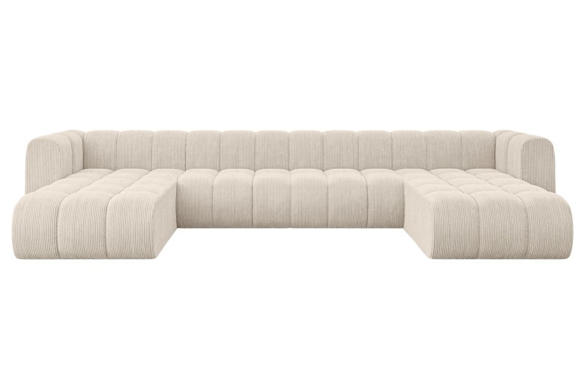 Narożnik uniwersalny modułowy Joren-U2 - 410x177x70 cm Beżowy 758450