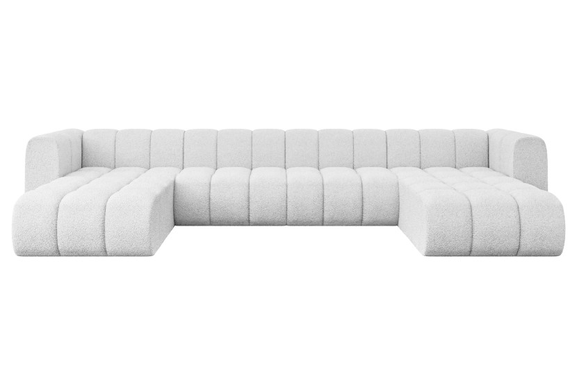 Narożnik uniwersalny modułowy Joren-U2 - 410x177x70 cm Biały 758274