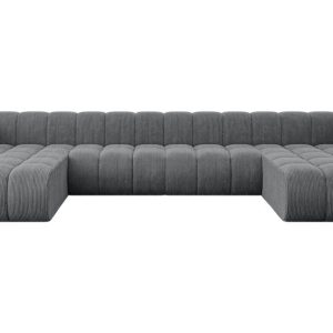 Narożnik uniwersalny modułowy Joren-U2 – 410x177x70 cm Grafitowy 758911 Narożnik uniwersalny modułowy Joren-U2 – 410x177x70 cm Grafitowy 758911