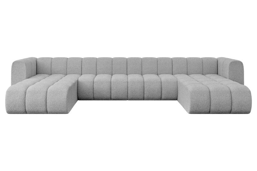 Narożnik uniwersalny modułowy Joren-U2 - 410x177x70 cm Jasny szary 758690