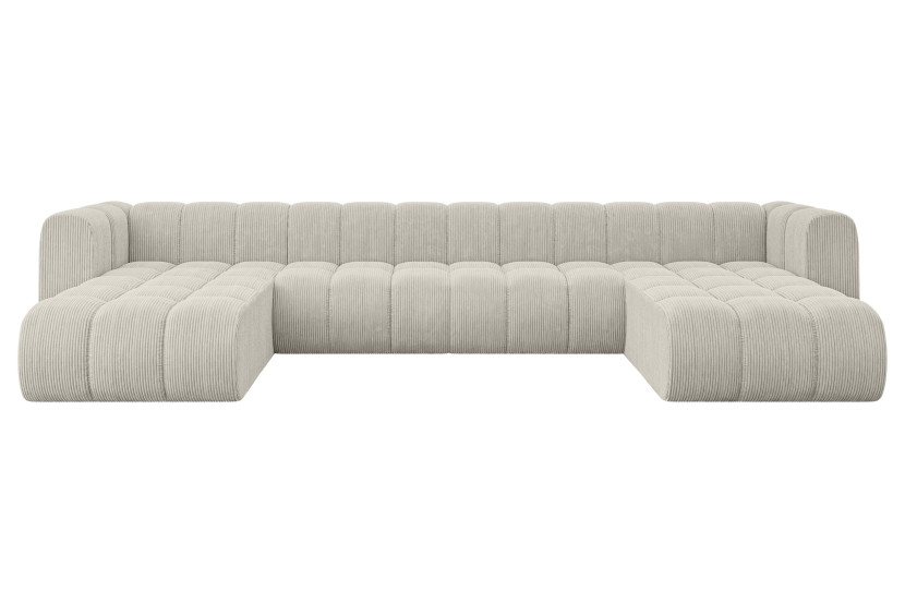 Narożnik uniwersalny modułowy Joren-U2 - 410x177x70 cm Kremowy 758464