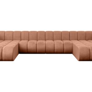 Narożnik uniwersalny modułowy Joren-U2 – 410x177x70 cm Morelowy 758508 Narożnik uniwersalny modułowy Joren-U2 – 410x177x70 cm Morelowy 758508