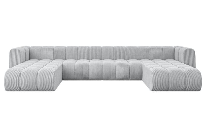 Narożnik uniwersalny modułowy Joren-U2 - 410x177x70 cm Szary 758191