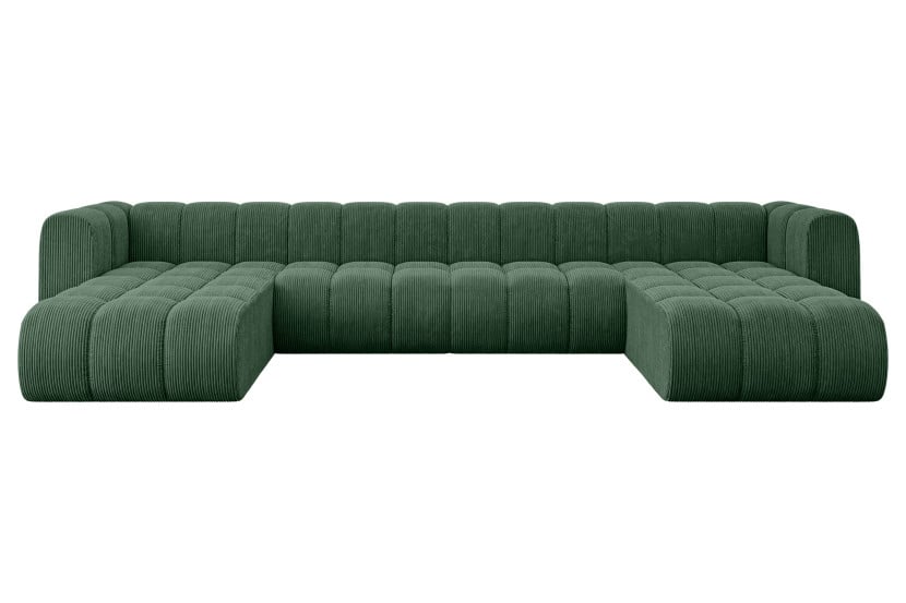 Narożnik uniwersalny modułowy Joren-U2 - 410x177x70 cm Zielony 758487
