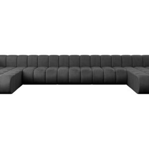Narożnik uniwersalny modułowy Joren-U3 – 501x177x70 cm Czarny 758959 Narożnik uniwersalny modułowy Joren-U3 – 501x177x70 cm Czarny 758959