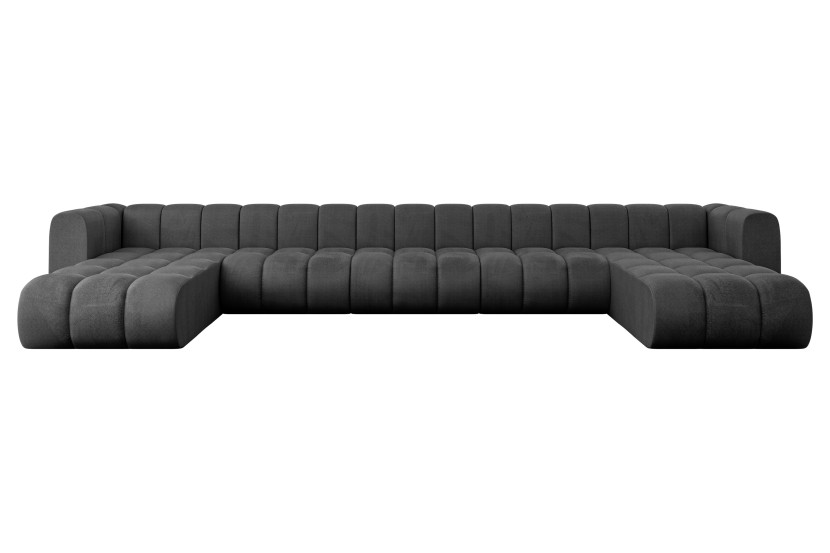 Narożnik uniwersalny modułowy Joren-U3 - 501x177x70 cm Czarny 758959