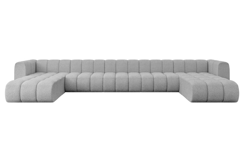 Narożnik uniwersalny modułowy Joren-U3 - 501x177x70 cm Jasny szary 758956
