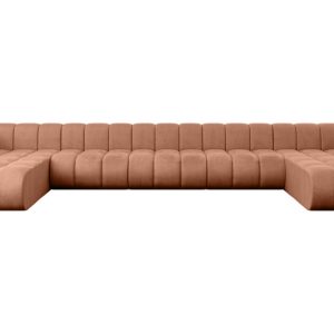 Narożnik uniwersalny modułowy Joren-U3 – 501x177x70 cm Morelowy 758953 Narożnik uniwersalny modułowy Joren-U3 – 501x177x70 cm Morelowy 758953