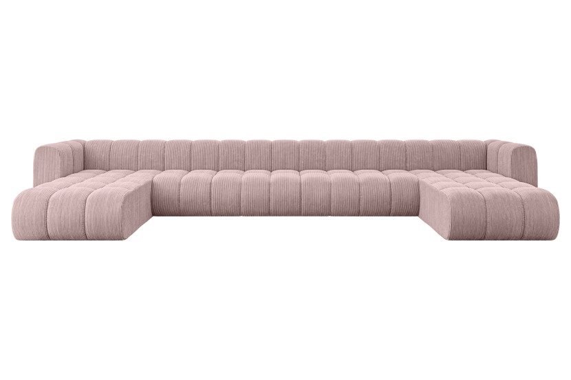 Narożnik uniwersalny modułowy Joren-U3 - 501x177x70 cm Różowy 758955