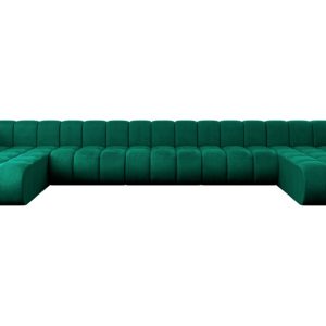 Narożnik uniwersalny modułowy Joren-U3 – 501x177x70 cm Zielony 758966