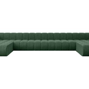 Narożnik uniwersalny modułowy Joren-U3 – 501x177x70 cm Zielony 758961