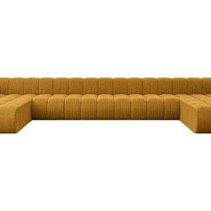 Narożnik uniwersalny modułowy Joren-U3 – 501x177x70 cm Żółty 758965