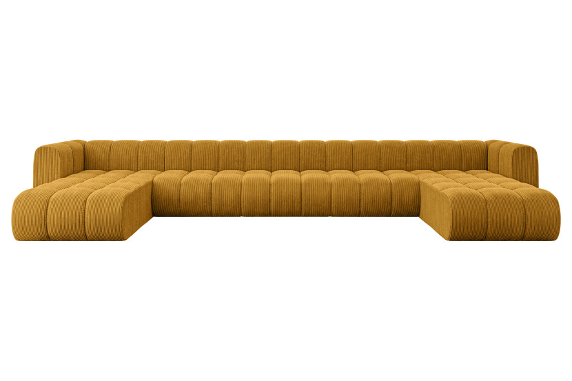 Narożnik uniwersalny modułowy Joren-U3 - 501x177x70 cm Żółty 758965