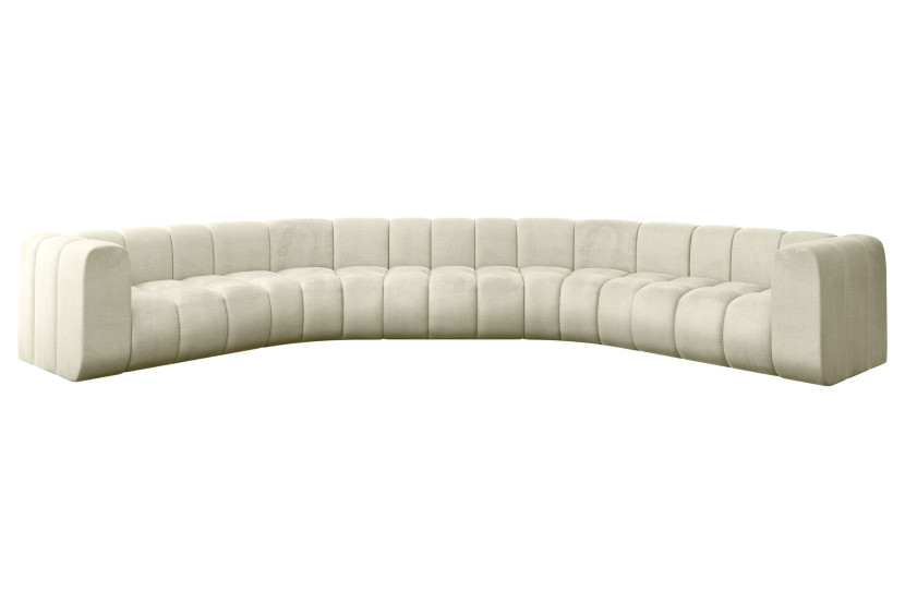 Narożnik uniwersalny modułowy Lazro-U1 - 373x373x70 cm Beżowy 758570