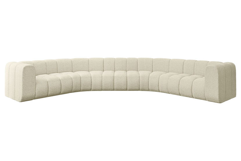 Narożnik uniwersalny modułowy Lazro-U1 - 373x373x70 cm Beżowy 758865