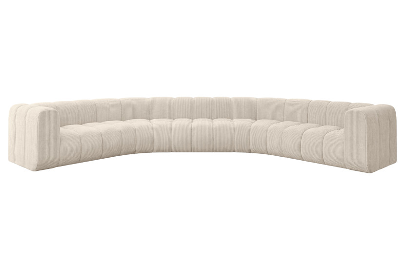 Narożnik uniwersalny modułowy Lazro-U1 - 373x373x70 cm Beżowy 758175