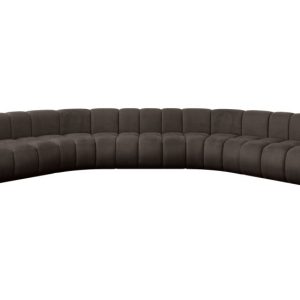 Narożnik uniwersalny modułowy Lazro-U1 – 373x373x70 cm Brązowy 758795