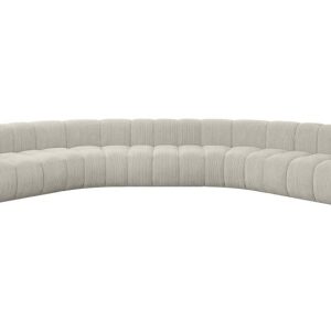 Narożnik uniwersalny modułowy Lazro-U1 – 373x373x70 cm Kremowy 758318