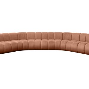 Narożnik uniwersalny modułowy Lazro-U1 – 373x373x70 cm Morelowy 758176